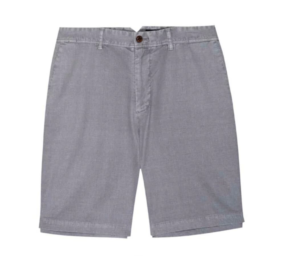 Rails Boden Mid-Rise Linen-Blend Chino Short Gravel 30